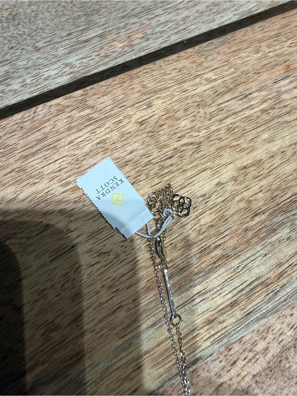 Kendra Scott Silver Necklace with Pale Lavender Stone - Picture 3 of 3